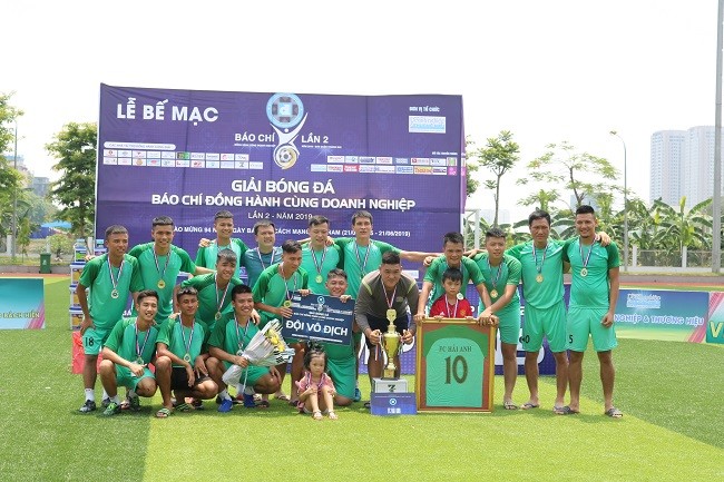 FC Hải Anh vô địch giải bóng đá "Báo chí đồng hành cùng doanh nghiệp" lần thứ 2 - năm 2019