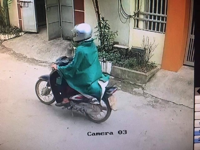 Đối tượng cướp ngân hàng tại Phú Thọ qua trích xuất camera. 