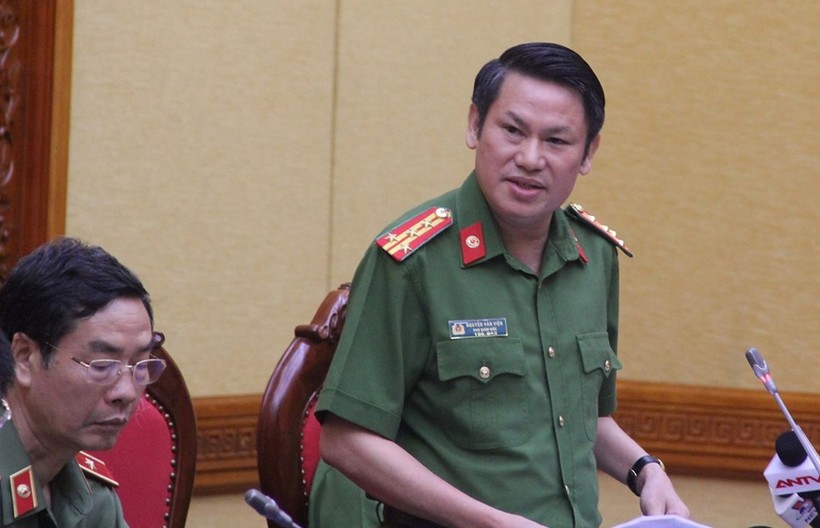 Đại tá Nguyễn Văn Viện - Phó giám đốc Công an TP Hà Nội.