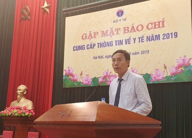 Ông Nguyễn Thanh Hà – Phó Cục trưởng Cục Quản lý Môi trường Y tế, Bộ Y tế phát biểu.