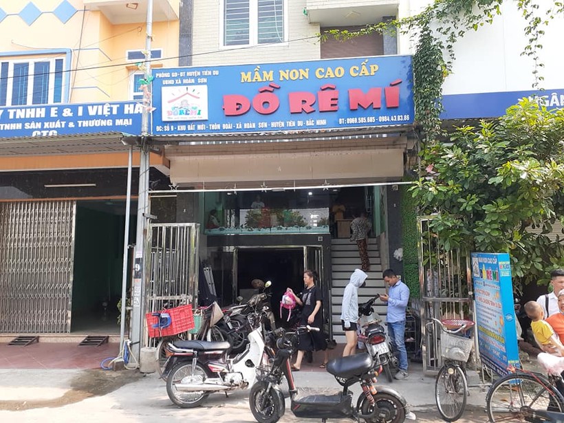 Cơ sở mầm non tư thục Đồ Rê Mí (thôn Đoài, Hoàn Sơn, Tiên Du, Bắc Ninh).