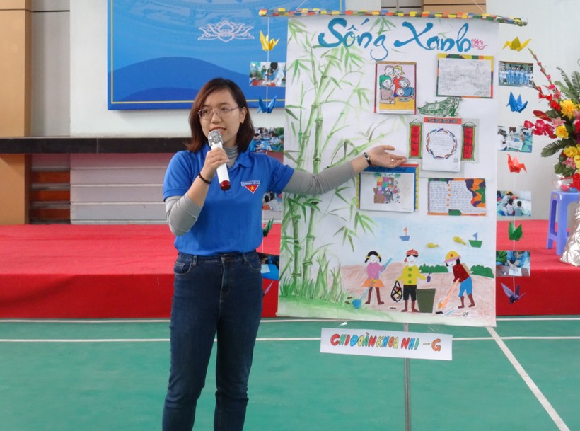 Bệnh viện tâm thần Hà Nội đẩy mạnh tuyên truyền giữ gìn bảo vệ môi trường.