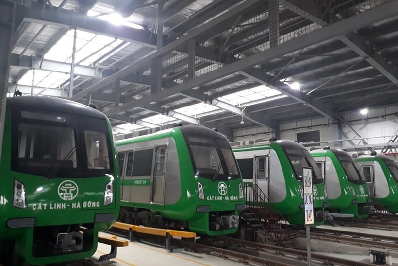 Sẵn sàng vận hành thử tuyến đường sắt đô thị Cát Linh - Hà Đông.