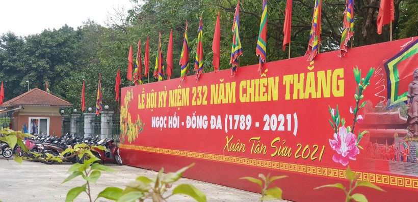 Do tình hình dịch bệnh Covid-19, Hà Nội dừng tổ chức Lễ hội Gò Đống Đa vào mùng 5 Tết Nguyên đán Tân Sửu.
