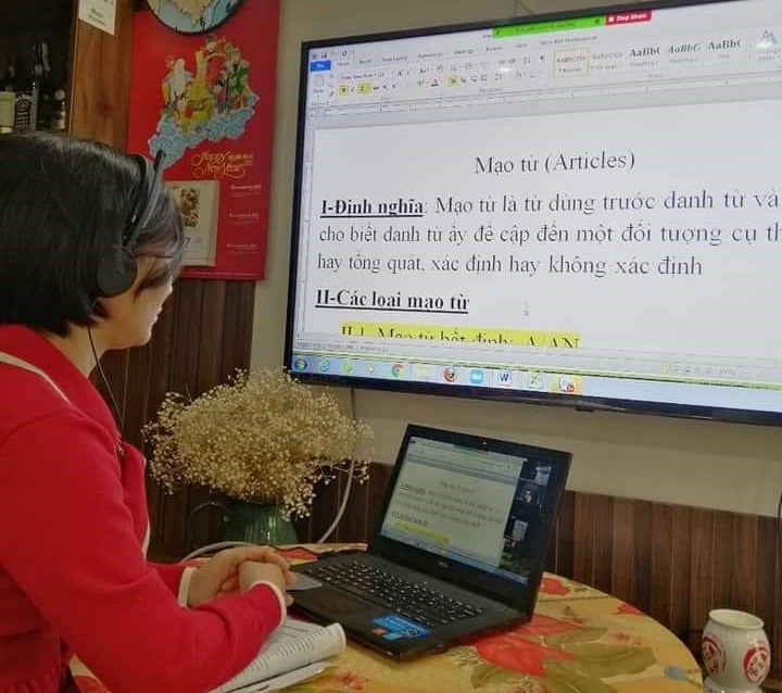 Học sinh Bắc Ninh học online phòng dịch Covid-19. 