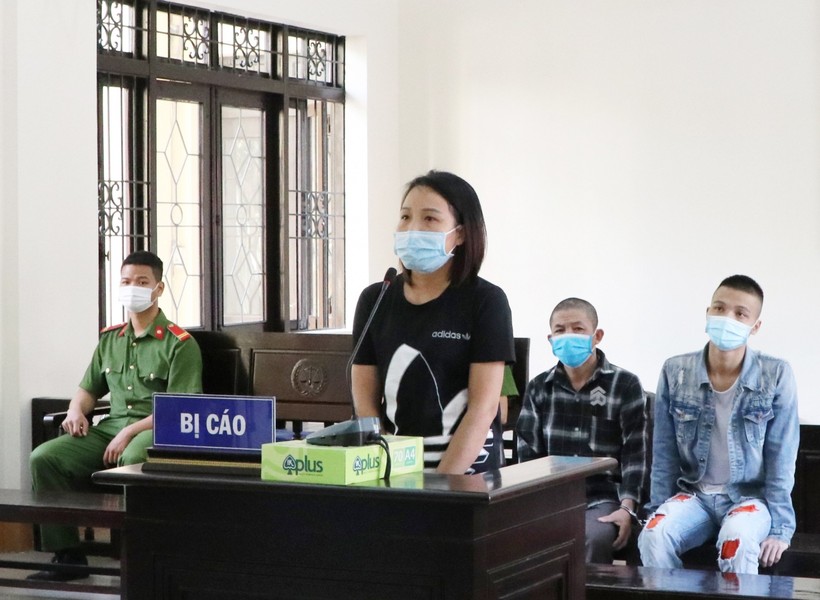 Bị cáo Nguyễn Thị Phương tại phiên xét xử sơ thẩm.