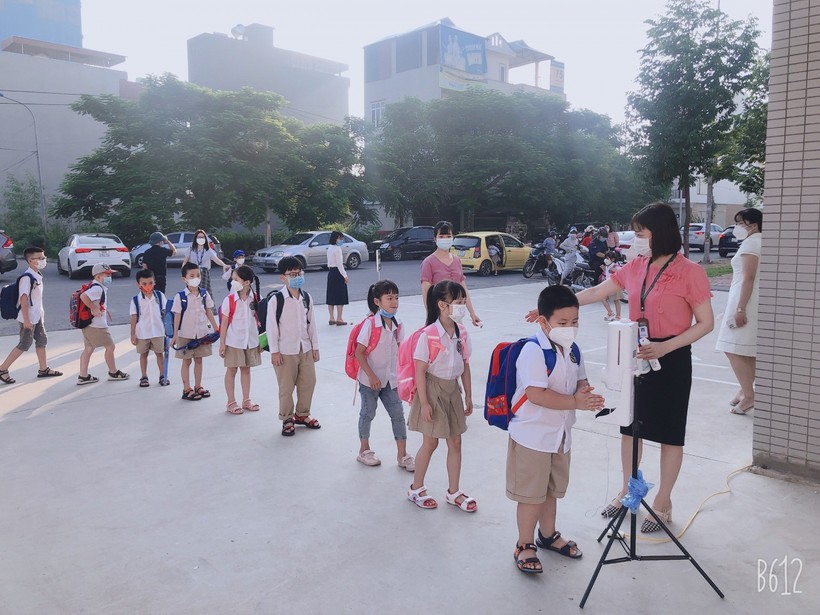 Công tác phòng chống dịch ở trường học tại thành phố Bắc Ninh.