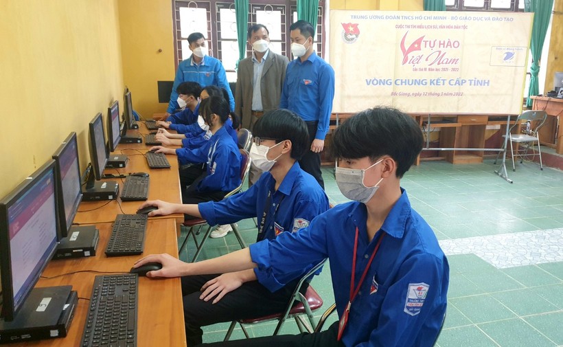 Học sinh Bắc Giang dự thi tại vòng Chung kết cấp tỉnh.