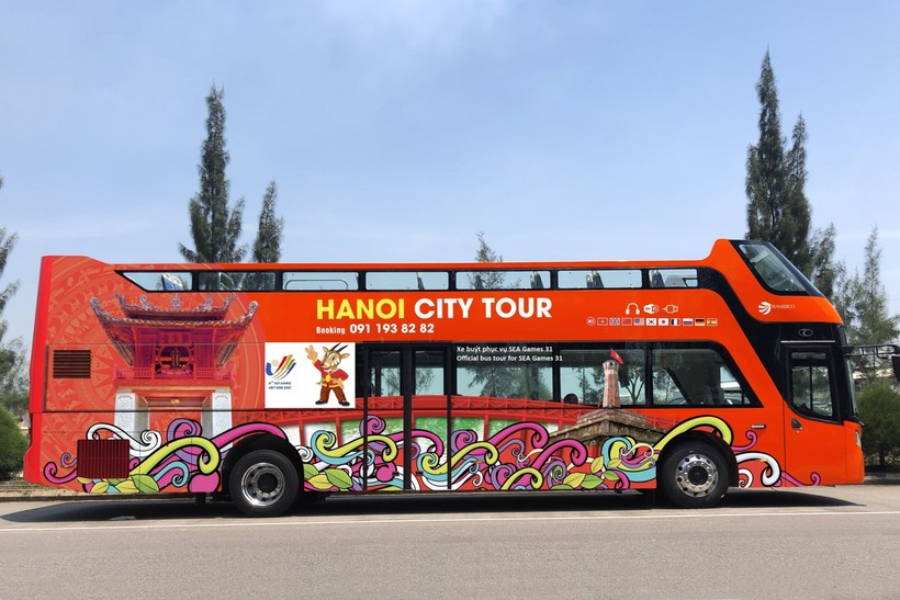 Miễn phí vé trải nghiệm xe buýt 2 tầng “Hanoi City tour” cho đại biểu tham dự SEA Games 31.