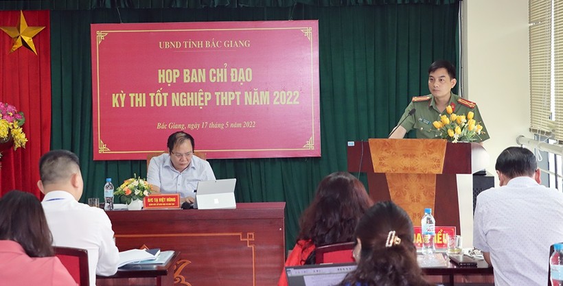 Họp Ban chỉ đạo kỳ thi tốt nghiệp THPT năm 2022.