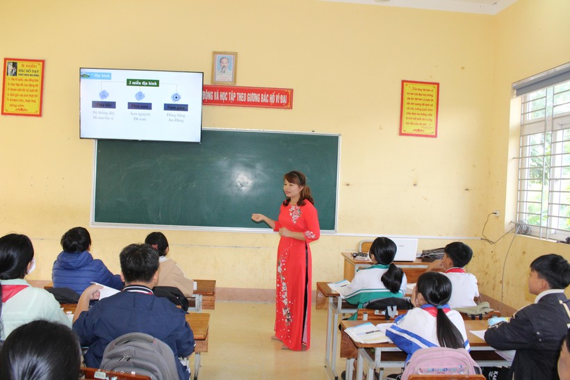 Trường THCS Yên Sơn từng bước nâng cao chất lượng giáo dục.
