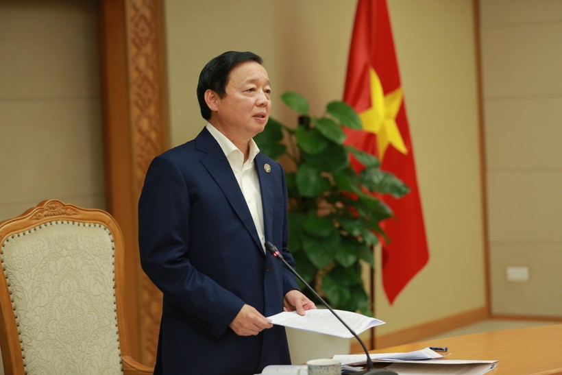 Phó Thủ tướng Chính phủ Trần Hồng Hà phát biểu.