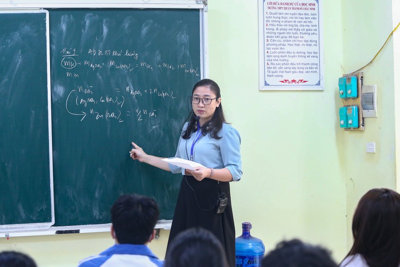 Công tác ôn tập được trường THPT Thuận Thành số 1 chú trọng ngay từ đầu năm học.