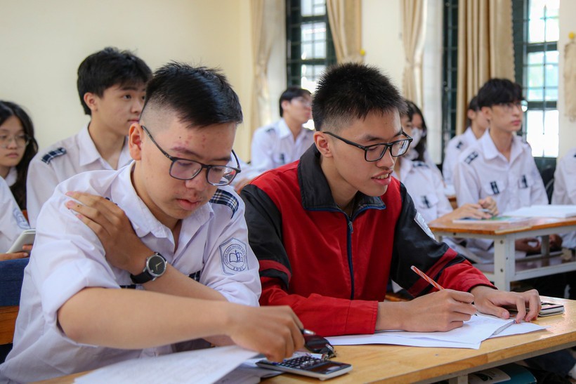 Học sinh Trường THPT Chuyên Bắc Giang.