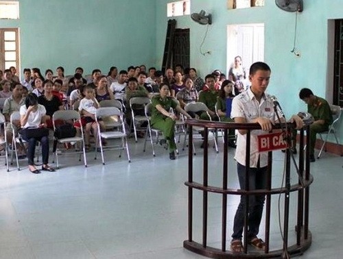 Bị cáo Trần Quang Độ tại phiên tòa