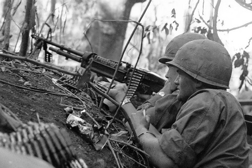
Binh lính Mỹ tại chiến trường Việt Nam năm 1966. Ảnh:US Army.