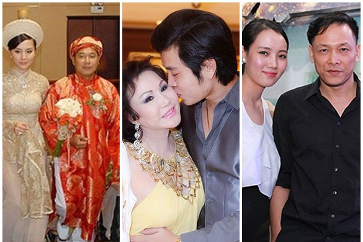 Những cặp đôi chênh lệch tuổi đáng kinh ngạc trong showbiz Việt