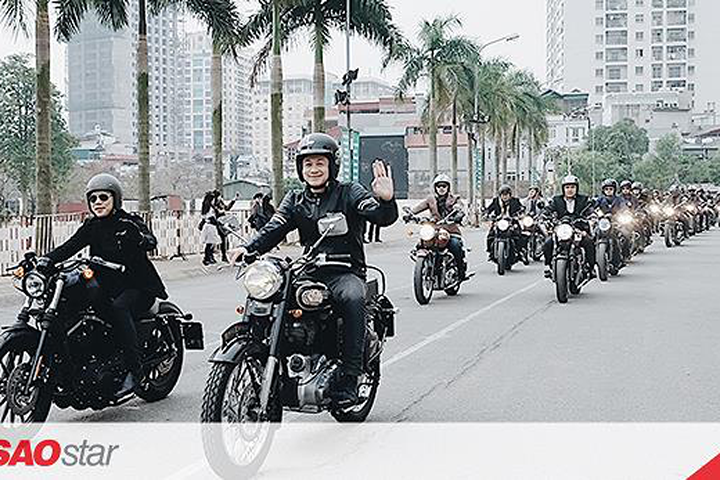 MC Anh Tuấn cùng bạn bè diễu hành mô tô tưởng nhớ "người anh em" Trần Lập