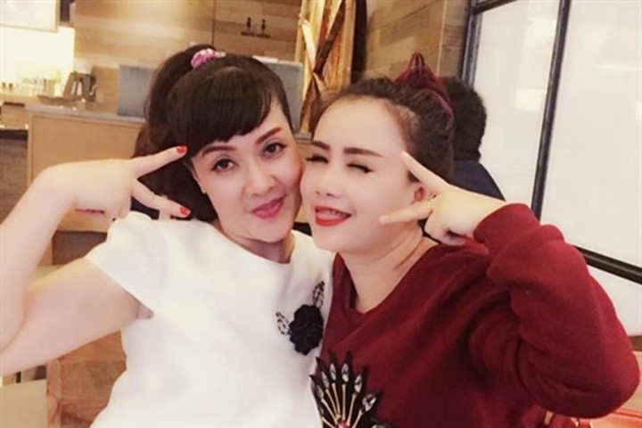 Nghệ sĩ Vân Dung dính nghi án mang thai khi hội ngộ bà bầu Hoàng Yến