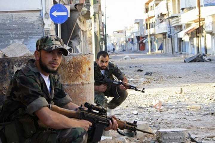Syria lần đầu yên tiếng súng sau một thời gian dài giao tranh ác liệt. Ảnh: Reuters