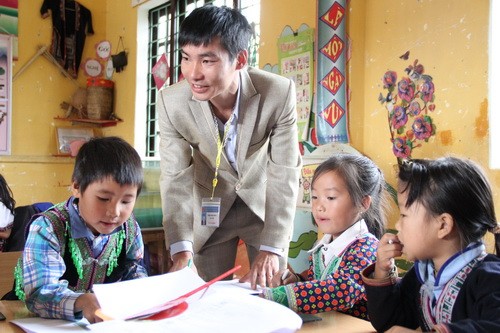 Một lớp học VNEN của Trường tiểu học Tả Phìn (Sapa, Lào Cai)