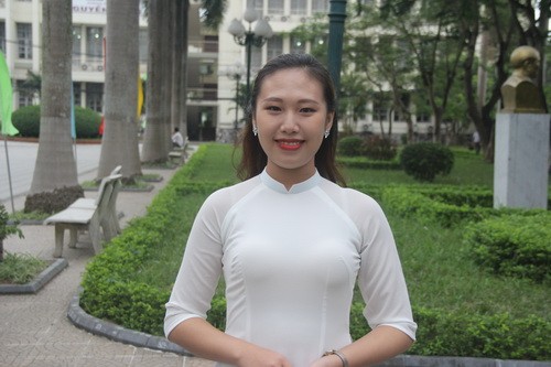Nguyễn Thùy Dung - nữ sinh nông nghiệp đa tài, học giỏi