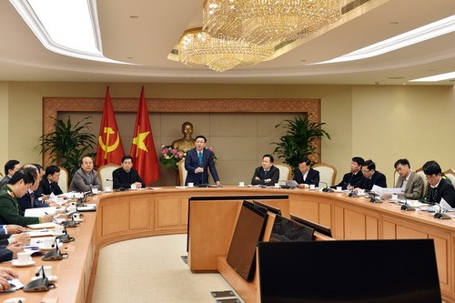 Phó Thủ tướng Vương Đình Huệ chủ trì cuộc họp