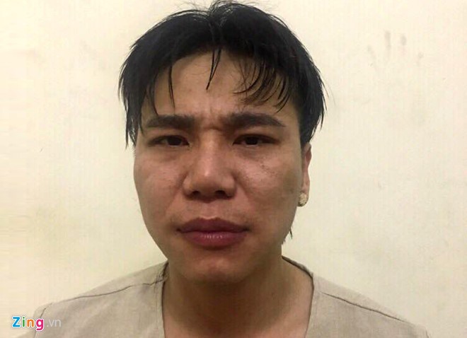 Ca sỹ Châu Việt Cường khi bị tam giữ để điều tra. Ảnh: Zing.vn