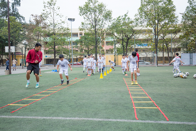 Tài năng bóng đá của Việt Nam, có thể xuất phát từ trong các trường học. Ảnh minh họa/internet