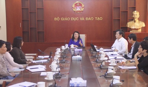  Thứ trưởng Nguyễn Thị Nghĩa chủ trì cuộc họp. Ảnh: Sỹ Điền