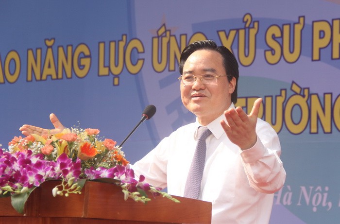 Bộ trưởng Phùng Xuân Nhạ phát biểu tại Lễ phát động