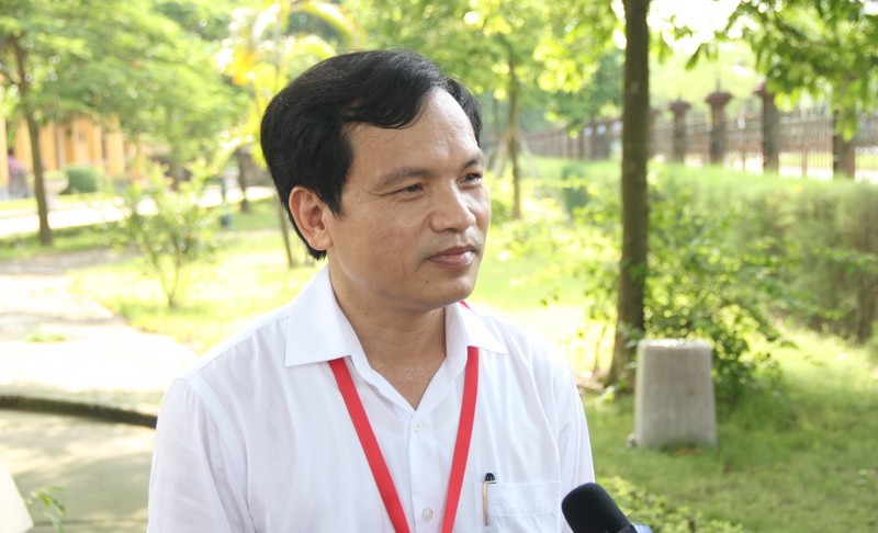 Ông Mai Văn Trinh - Cục trưởng Cục quản lý chất lượng (Bộ GD&DT)  thông tin về vụ việc.