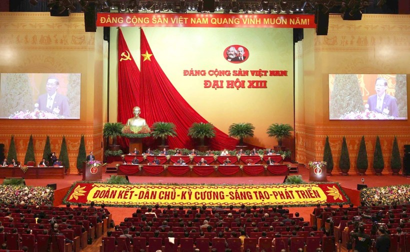 Quang cảnh Đại hội XIII của Đảng