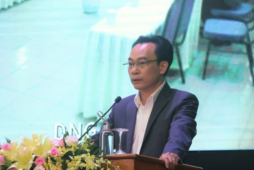 Thứ trưởng Hoàng Minh Sơn phát biểu tại hội nghị.