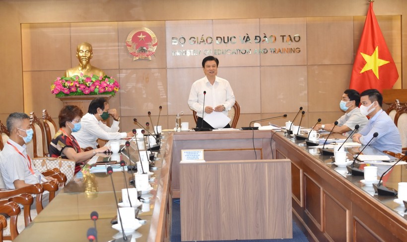 Thứ trưởng Nguyễn Hữu Độ phát biểu tại buổi kiểm tra