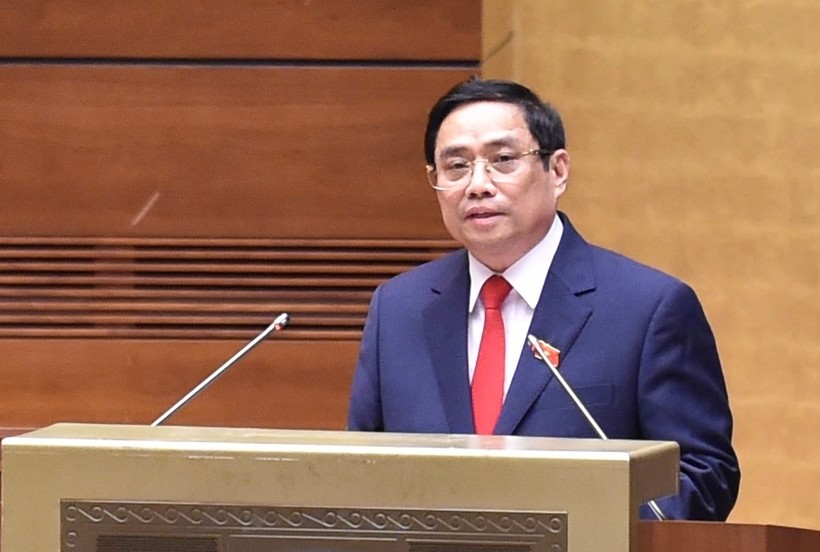 Thủ tướng Phạm Minh Chính phát biểu sau khi tuyên thệ 
