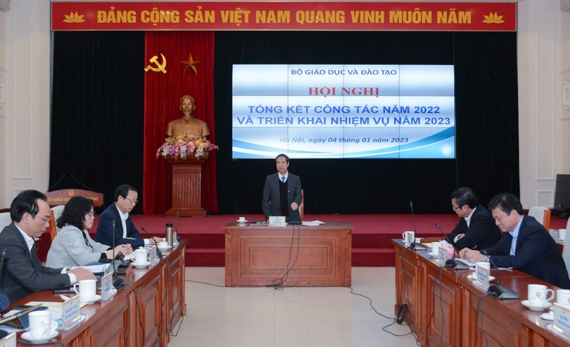 Bộ trưởng Nguyễn Kim Sơn chủ trì Hội nghị tổng kết năm 2022, triển khai nhiệm vụ năm 2023.