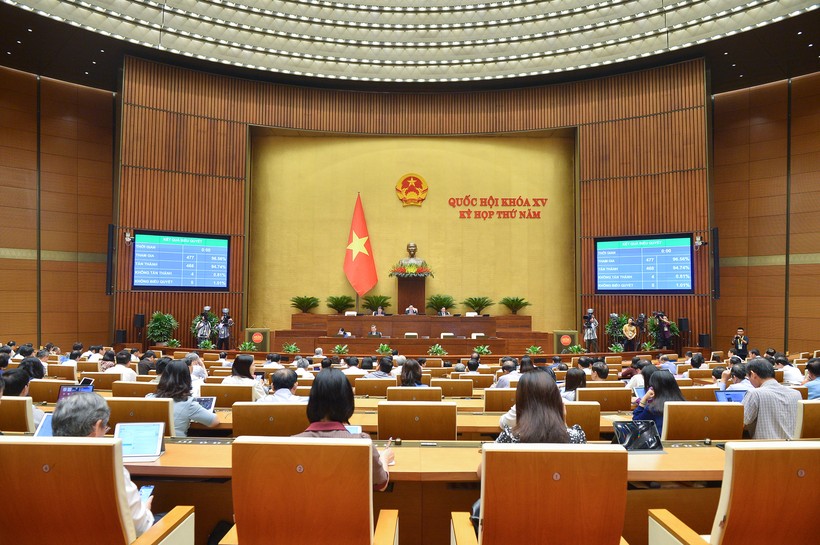 Quốc hội biểu quyết thông qua Luật Giao dịch điện tử (sửa đổi).