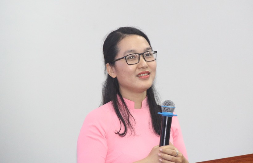 Cô Nguyễn Thanh Hằng – giáo viên Trường THCS Quảng An.