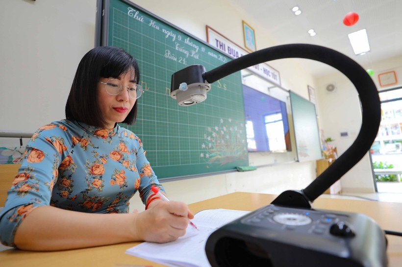 Giáo viên quận Ba Đình đã thuần thục dạy học trực tuyến.