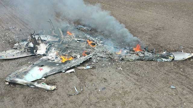 Tiêm kích Su-35S của Nga được Ukraine cho là bị bắn hạ.