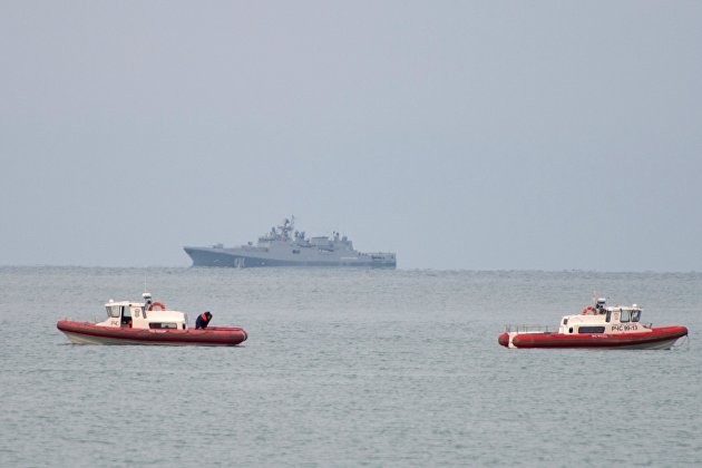 'Nga cố gắng lấy phần còn lại của UAV Mỹ rơi xuống Biển Đen'