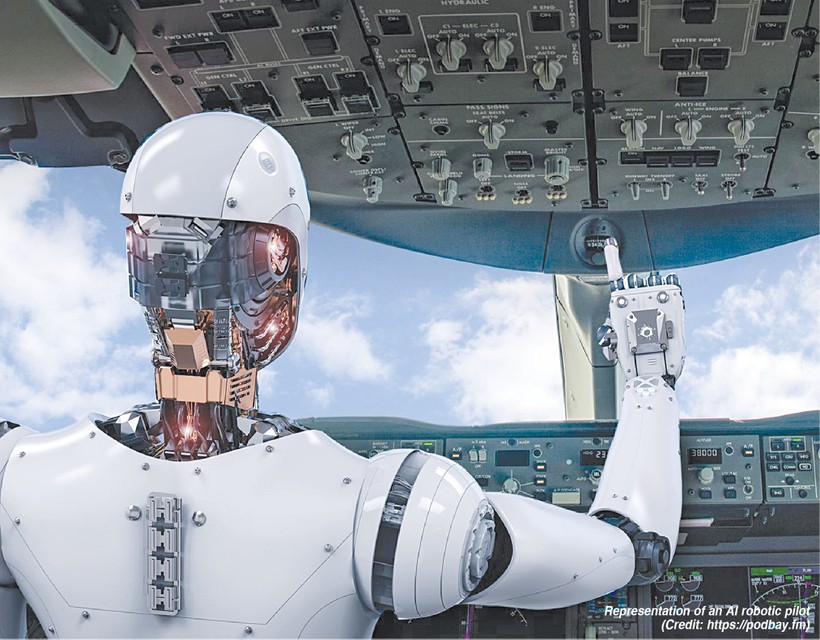 Hàn Quốc phát triển robot phi công có thể lái bất kỳ máy bay nào