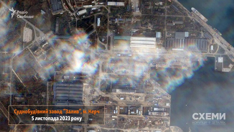 Thiệt hại của xưởng đóng tàu Zaliv sau khi trúng tên lửa Ukraine được công khai
