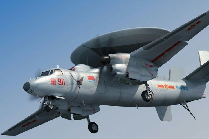 Trung Quốc đã biên chế máy bay AWACS trên hạm KJ-600?