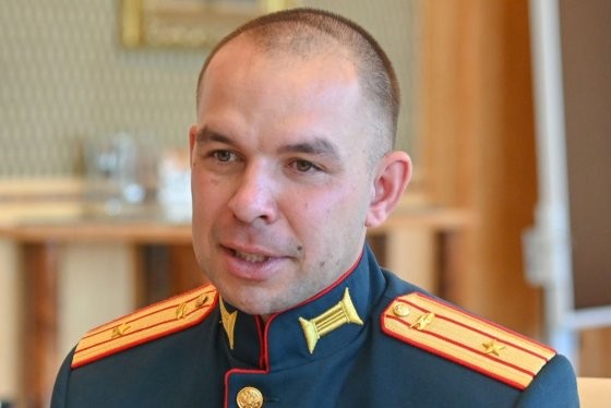 Thiếu tá Ivan Dodosov - Tiểu đoàn trưởng xe tăng đã được phong tặng danh hiệu Anh hùng nước Nga.