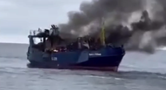Tên lửa Nga bắn trúng tàu 'Thuyền trưởng Lobanov' ở biển Baltic?