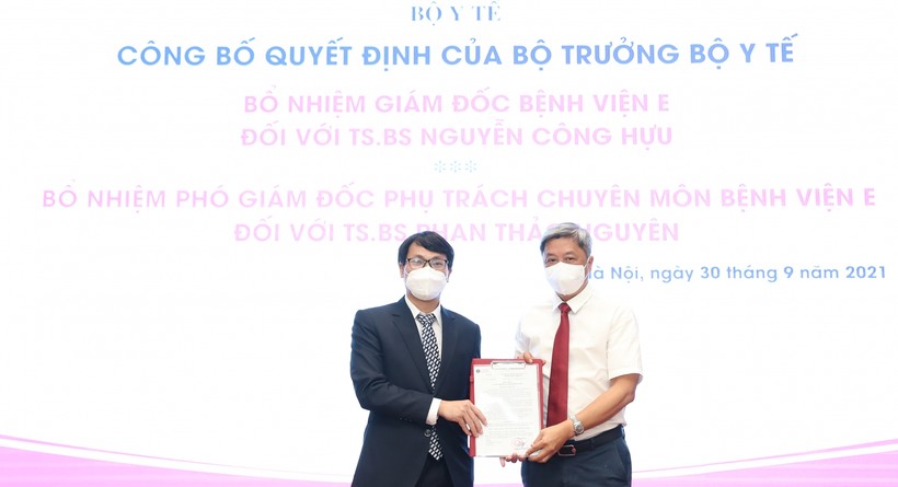 TS.BS Nguyễn Công Hựu nhận quyết định bổ nhiệm làm Giám đốc bệnh viện E.