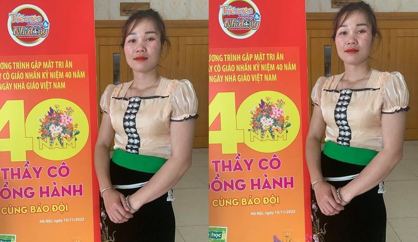 Cô Lò Thị Thẩm, sinh năm 1992, giáo viên môn Địa lí, Trường PTDTBT - THCS Sín Chải, huyện Tủa Chùa, tỉnh Điện Biên.