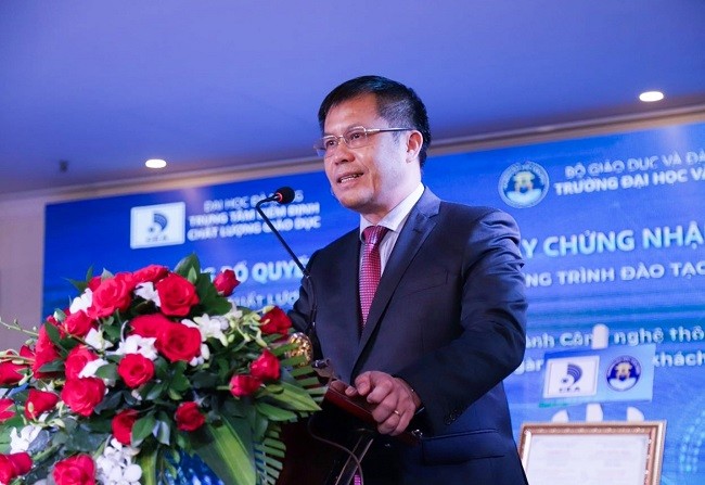 TS Lê Mỹ Phong - Phó Cục trưởng Cục Quản lý chất lượng (Bộ GD&ĐT).